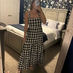 Gingham Maxi Dress